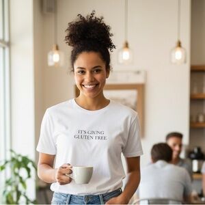 Phil Hates Gluten “It’s Giving Gluten Free” Graphic Tee